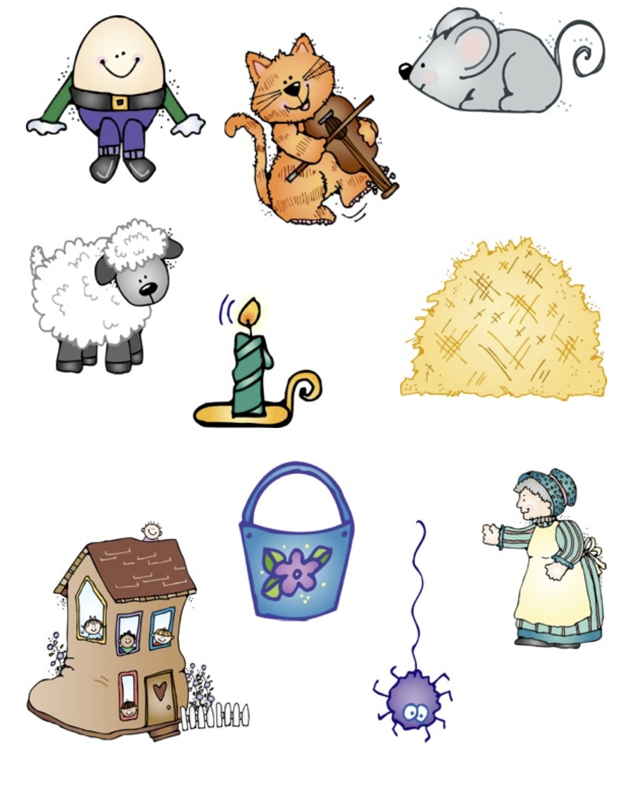 clipart pictures of nursery rhymes - photo #13